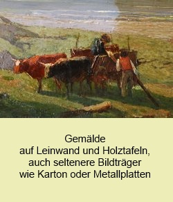 Barbara Dietz, Restaurierung Gemälde